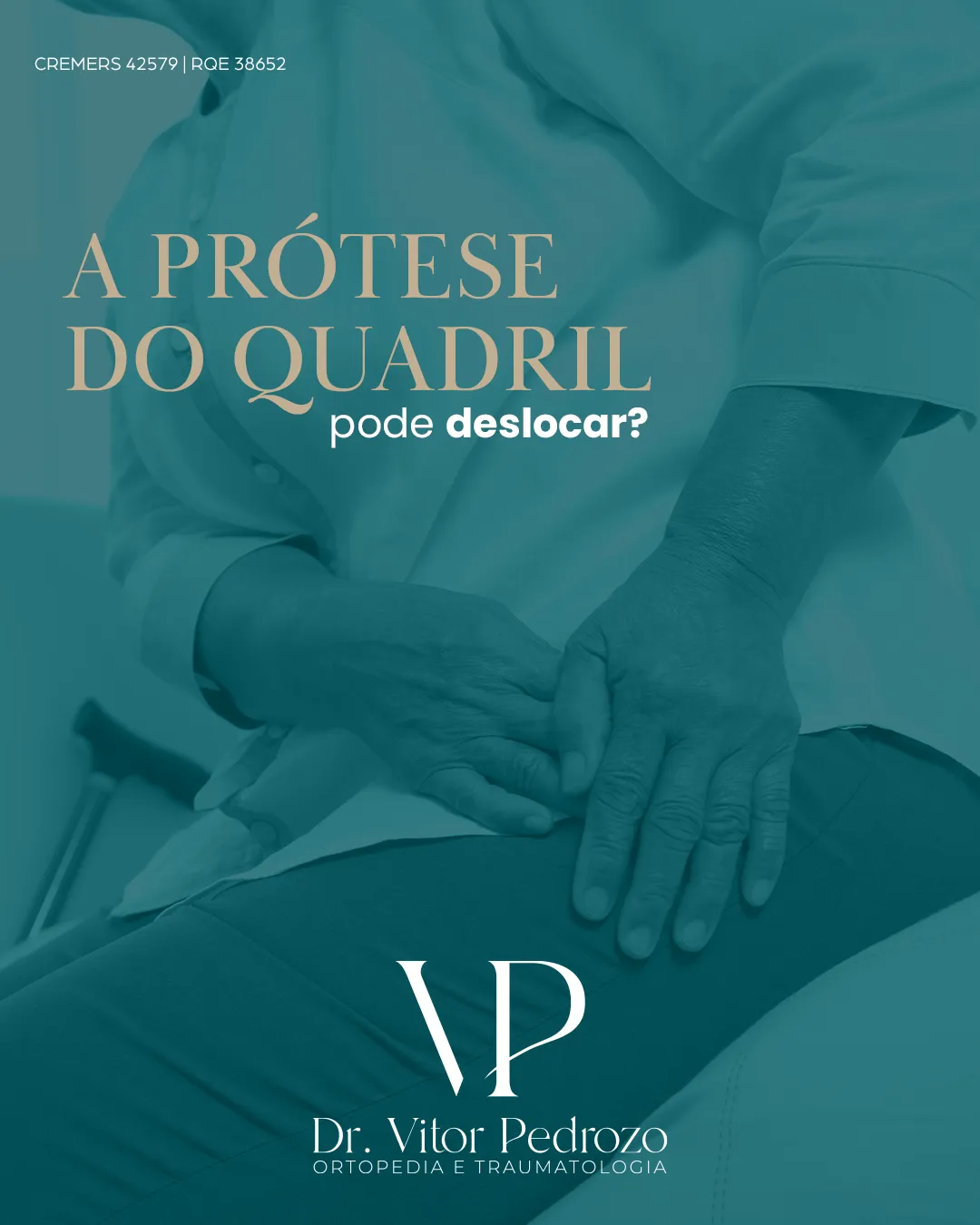 Imagem blog deslocamento da prótese de quadril Vitor Pedrozo